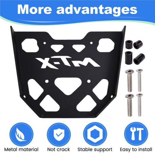 Motorcycle Cargo Rack Storage Tail Box Support Shelf Bracket for  800MT-X Rear Luggage Carrier Rack