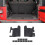 Trunk Side Cargo Liner Cargo Mat Trunk Liner for   JK 2007-2017 Cargo Sidewall Protector Accessories 7