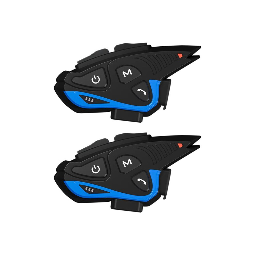 2 Set Motorcycle Helmet Intercom Headset X6 Pro Music Sharing Cvc Noise Reduction Multi-Riders Communication 4711470704348