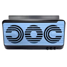 Solarbetriebener Auto-Fensterkühler, Autoventilator, 3 Lüfter, Auto-SUV-Kühler, Fördert die Luftzirkulation