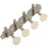 Machines Tuners Pegs Tuning Key with White Pearl Knobs 12L+12R for Mandolin 5
