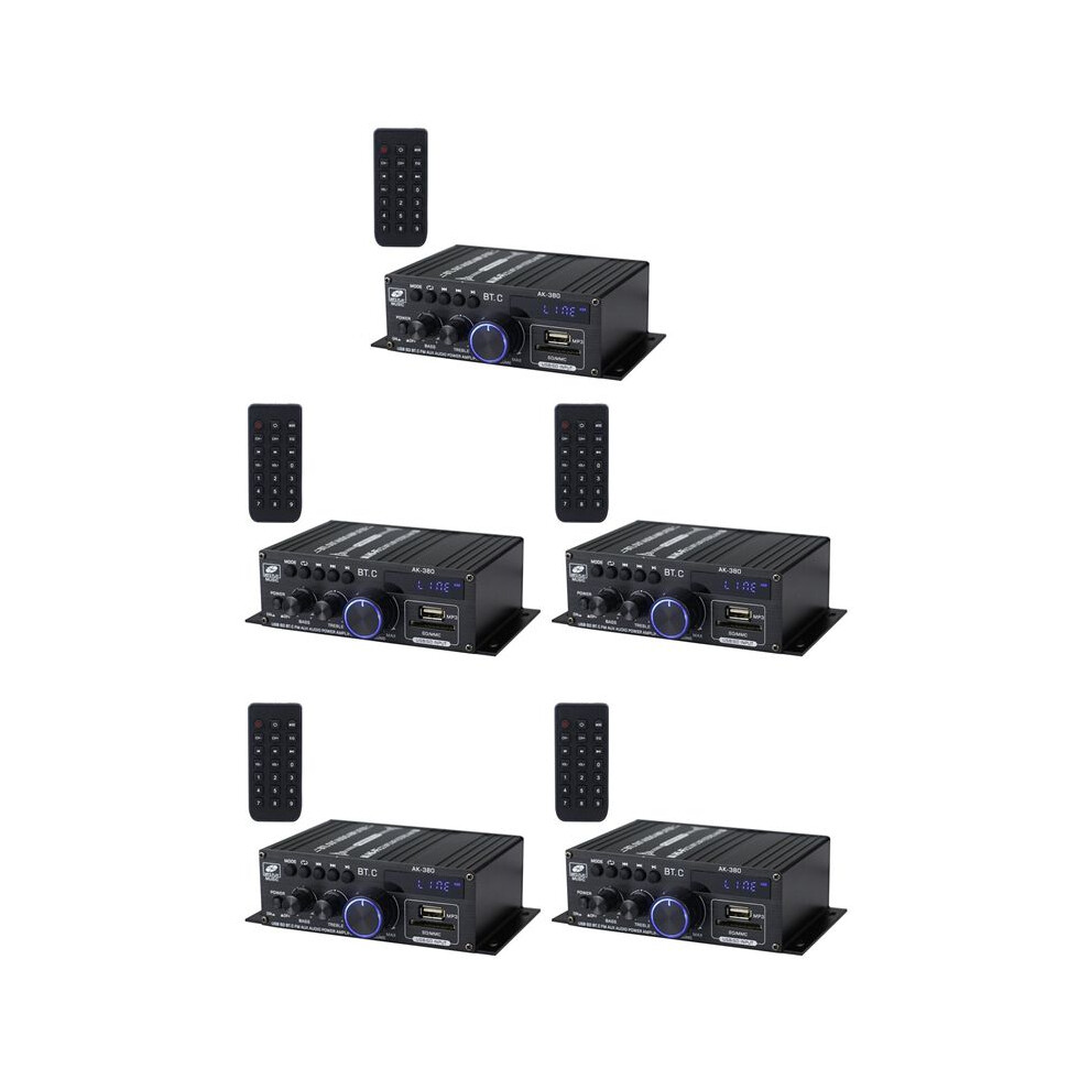 5X Ak380 800W 12V Power Amplifier Stereo Home Car Bass Audio Amp Music Player Car Speaker Class D Fm Usb/ 6032740274650