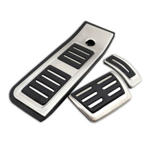 1 Set Car Throttle Brake Rest Pedal Modified Non-Slip Foot Pedal for  A6L C8 2019 2020 New High Quality
