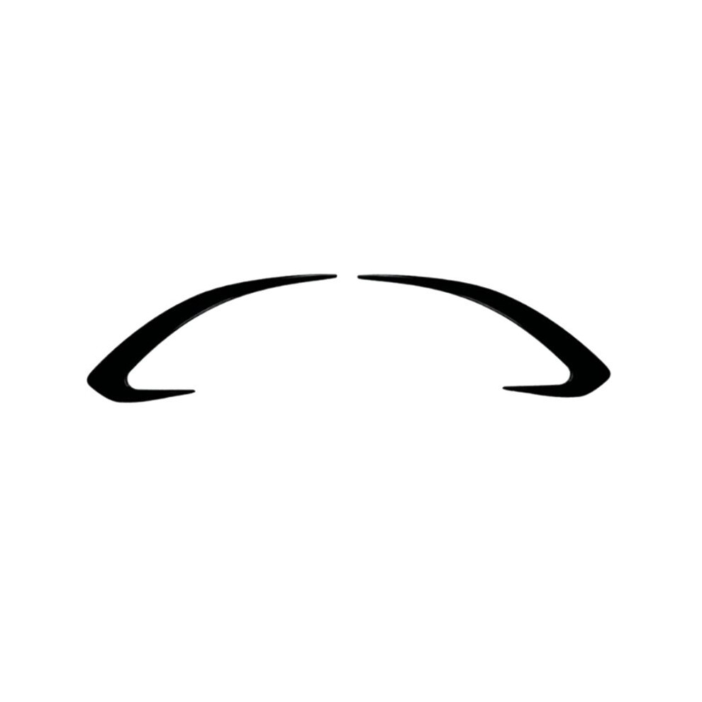 Car Rear Bumper Splitter Spoiler Rear Fog Lamp Spoiler Cover Trim For Miata Mx-5 Nd 2016+ Bright Black 6033976365068
