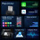 Carplay Wireless per Auto e Android Auto Box 2 In 1 Cablato A Dongle Wireless Plug& Adattatore Android AUTO CarPlay  AI Box 5
