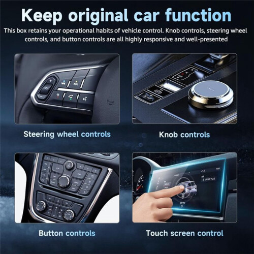 Carplay Wireless per Auto e Android Auto Box 2 In 1 Cablato A Dongle Wireless Plug& Adattatore Android AUTO CarPlay  AI Box
