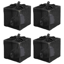 4set 26CM Sacchetto Filtro Pompa Laghetto per Scatola Filtro Laghetto con Coulisse, Sacchetto Barriera Pompa Anti-Intasamento per Laghetti D'Acqua