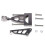 Motorcycle Steering Damper Mounting Bracket for  CB400 VTEC 1999- Motorcycle Modification Parts Grey 1