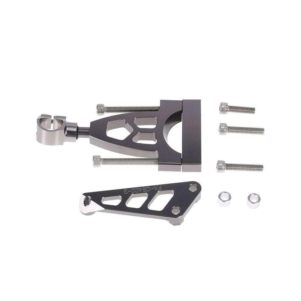 Motorcycle Steering Damper Mounting Bracket For Cb400 Vtec 1999- Motorcycle Modification Parts Grey 4713422631245