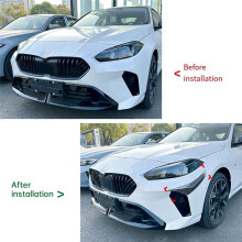 Auto-Frontstoßstange, Seitensplitter, Spoiler, Nebelscheinwerfer, Seitenspoilerverkleidung für 1er F70, 2er F74 M Sport 2024+ A