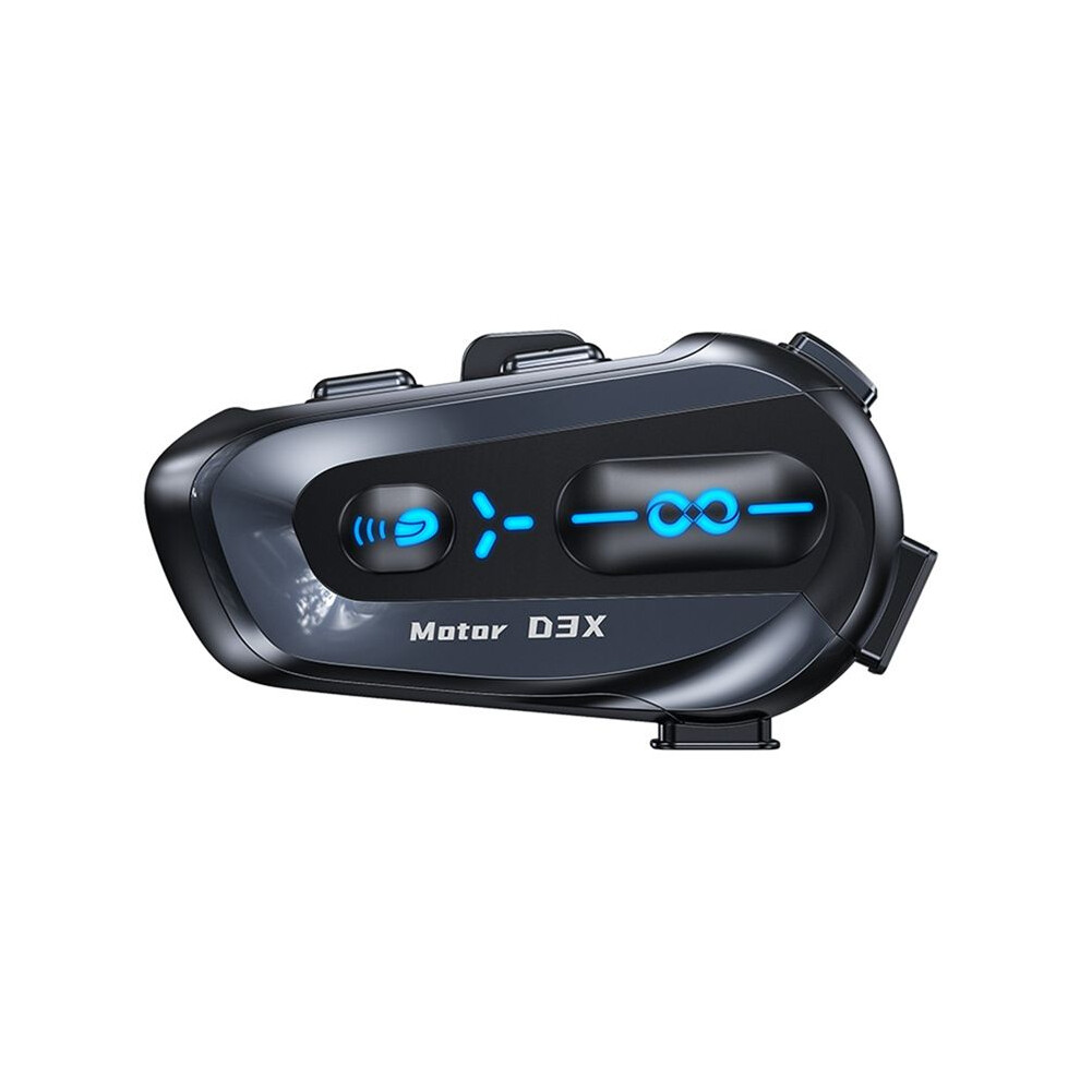 Motorcycle Helmet Headset Half-Duplex Intercom Ip56 Waterproof Intelligent Voice Assistant Soft+Hard Mic 6032906958684