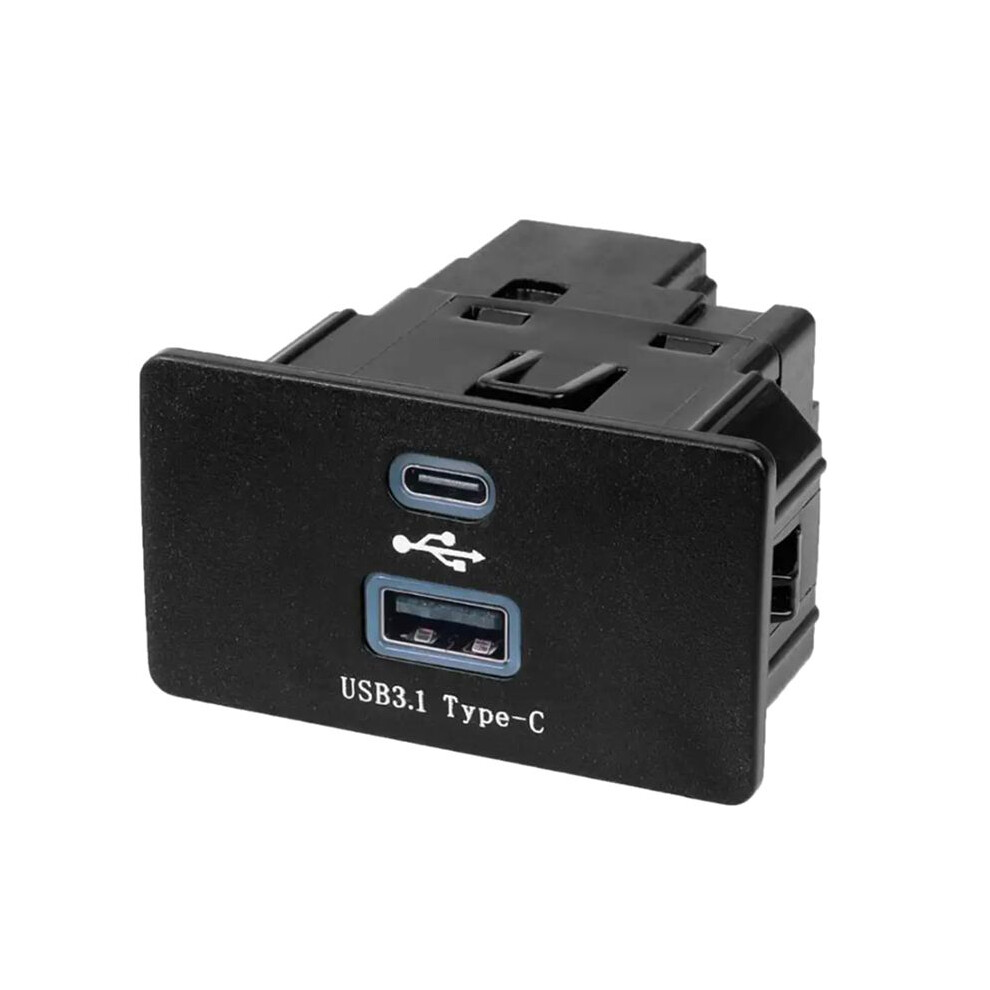 Car Usb Interface Hub Module Sync Double Port For F-150 F-250 F-350 F-450 Hc3z-19A387-B Hc3z-19A387-E 6032986131991