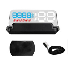Car OBD HUD Display Speedometer Windshield Projector Digital Water Temp Voltage Speed Meter