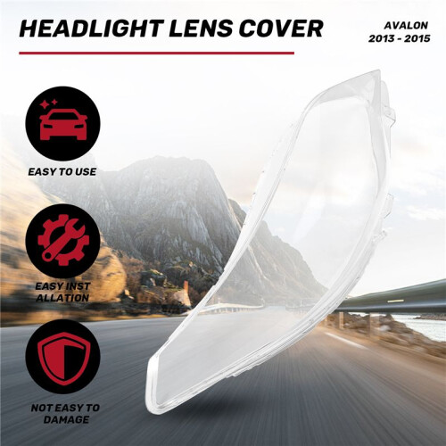 Coque de Phare Transparente pour  Avalon 2013-2015, Côté Droit 1