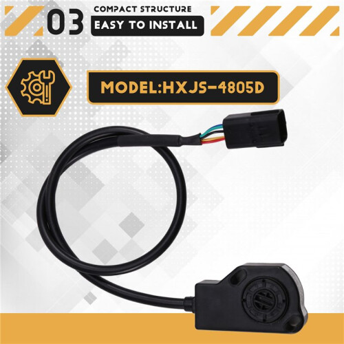 HXJS-4805D Model Electric Pedal Accelerator 0-4.65V Output 12-96V Input Accelerator Control Box Accelerator Coil
