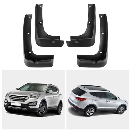 Car Mud Flaps for  Santa Fe LX Ix45 2013 - 2018 Mud Flaps  Guards Mud Flap Mudguards Styling 2