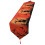 Pumpkin Fall Table Runner Dining Table Decoration-Bat Castle 1