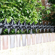 Stegastrip Fence Top Wall Spikes Garden Security, Intruder Burglar deterrent Anti Climb (Pack with posts, 10M)