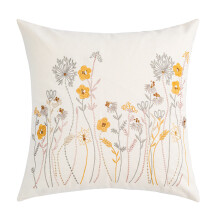 Floral Green Leaves Pillow Cover with-Tiahua Pillow 45X45C