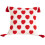Heart Tufted Tassel Pillowcase Cotton-White red heart 1