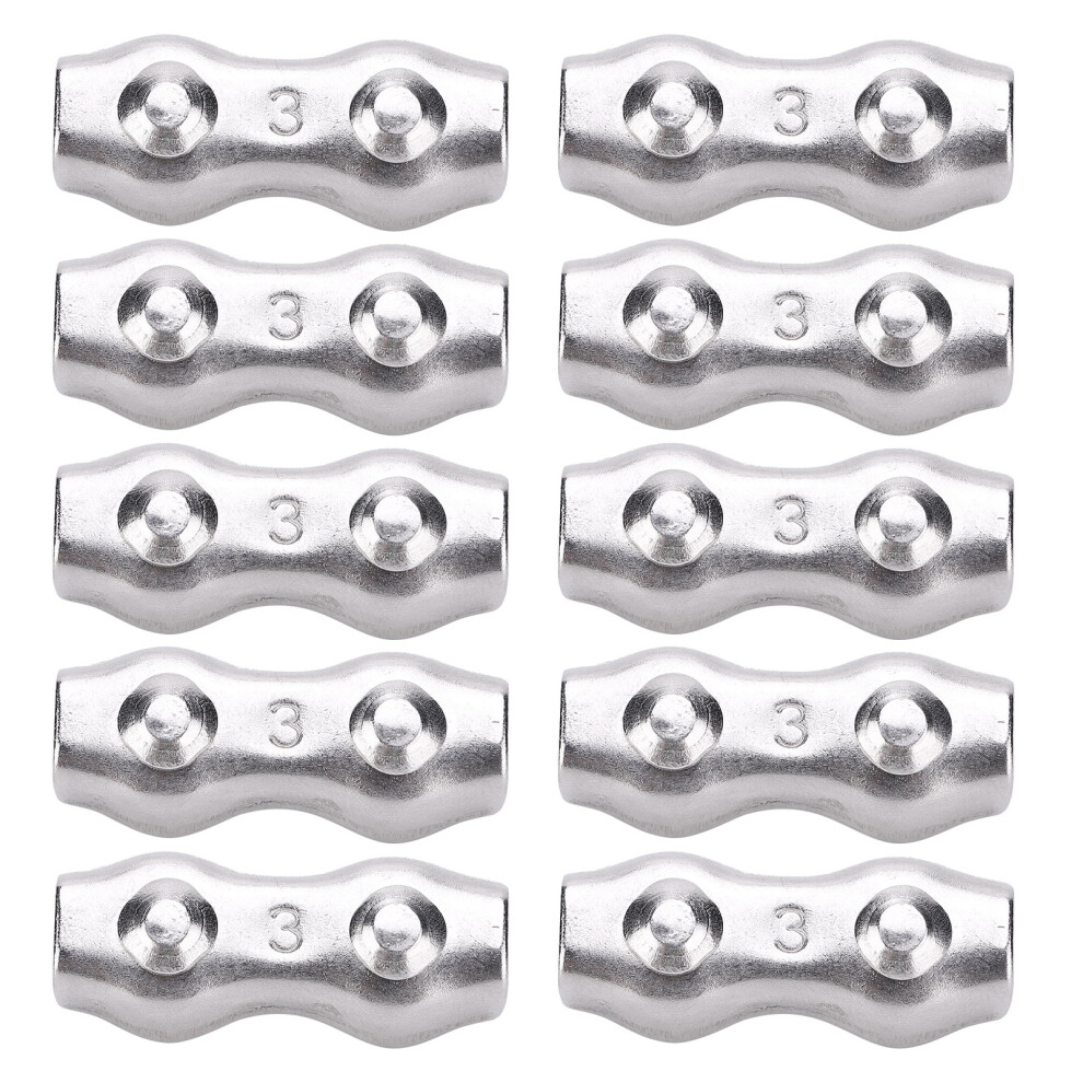 Stainless Steel Marine Hardware Duplex Cable Clamp Wire Rope Clip High Quality Corrosion Resistant Durable Fastening Solution For Industrial And 9340258732669