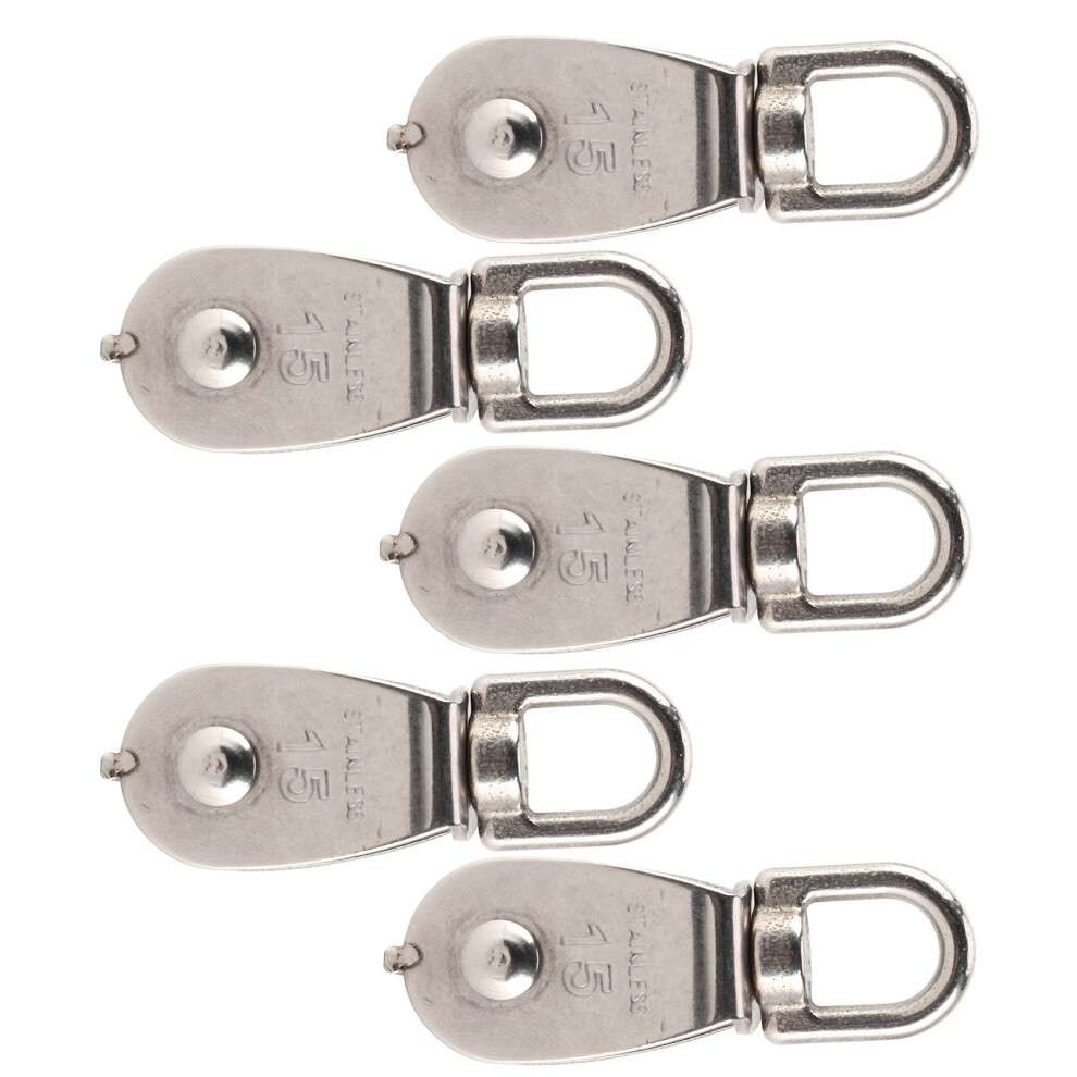 Stainless Steel Single Pulley Roller 1500Kg Capacity, 15Mm Thick 4961378998091