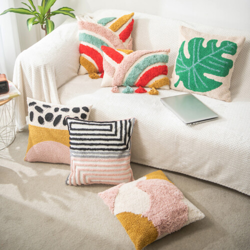 Throw Pillow Covers Decorative Boho Cushion Cover-4 45X45cm 2