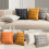 Modern Geometric Throw Pillow for Case Woven Imitation-grey 6