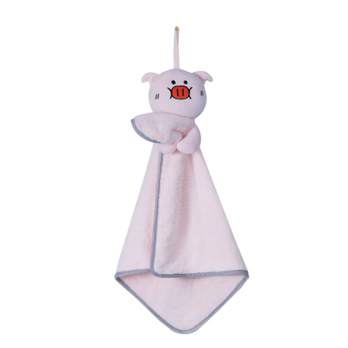 Quick Drying Hand Towel for Adults Kids Multifunctional-Pink