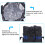 Bicycle Handlebar Bag, Insulated Pouch for Easy Access, Convenient Storage Solution for Commuters, Durable Ripstop Nylon Construction for Mountain Bik 6