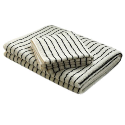 Black White Striped-Black and white stri Shouna 34x75cm 1