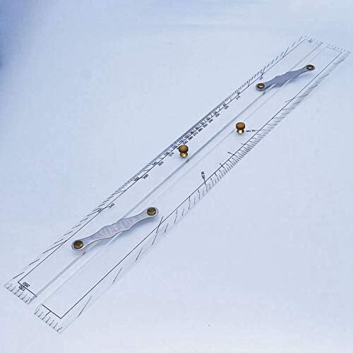 Marine Navigation Toolset, Parallel Ruler For Precise Nautical Charts And Mapping Points, Clear Scale With High Transparency And Flexible Operation, 4 1