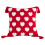 Heart Tufted Tassel Pillowcase Cotton-Reddish white heart 1