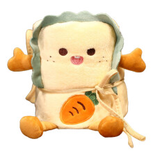 Cartoon Toast Blanket Portable Sleeping Blanket-115x170CM D
