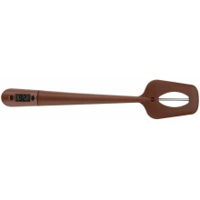 Küchenvirtuose, Silikonspatel mit Sofortanzeige-Thermometer, digitales LCD-Display für mühelose Temperaturüberwachung, gute Hitzebeständigkeit