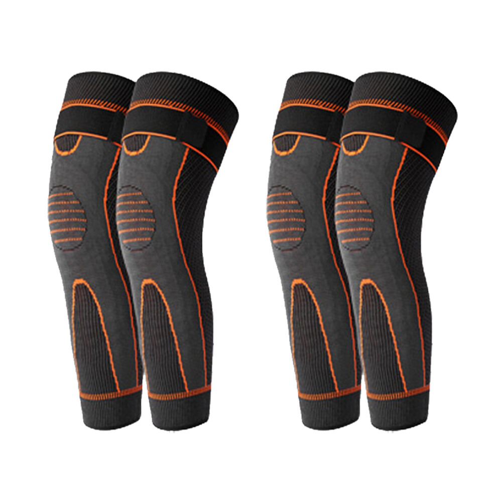 Compression Leg Sleeve, Ergonomic Design Knee Sleeve for Enhanced Comfort and FASTER RECOVERY, Adjustable Straps for Professional Grade Support in Spo