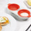 Time-Saving Microwave Egg Maker, Nutrient-Preserving Cooking Ware For Fluffy Eggs, Compact Size Orange Edible Silicone Poacher 2