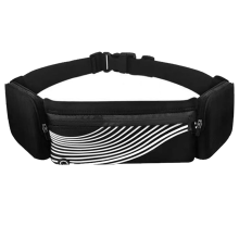 Running Belts for Women Men, Hydration Belt with BPA-Free Water Bottle Holder Leak-Proof Design, Adjustable Belt Running Waist Pouch with Reflective Z