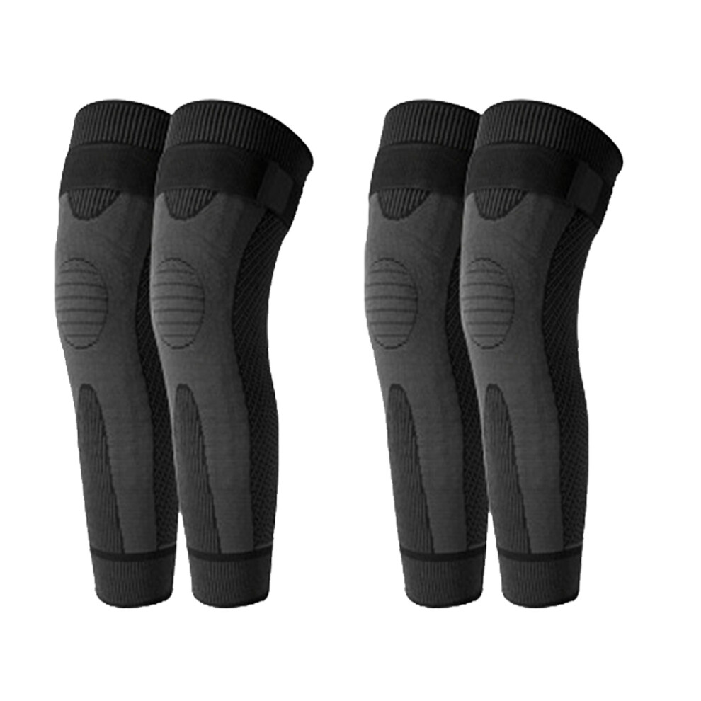 Compression Leg Sleeve, Ergonomic Design Knee Sleeve for Enhanced Comfort and FASTER RECOVERY, Adjustable Straps for Professional Grade Support in Spo