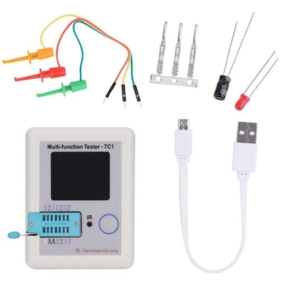 Pocketable Electronics Tester, Diode Triode Capacitor Resistor Diagnostic Tool With Rechargeable Lithium Battery, Automatic Power Off, And Infrared 9358999431505