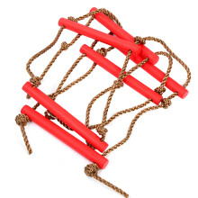 Climbing Ladder For Kids Sturdy Rungs High Quality Plastic Climbing Rope Ladder Slip Resistance Design Promotes Coordination And Flexibility Easy To C