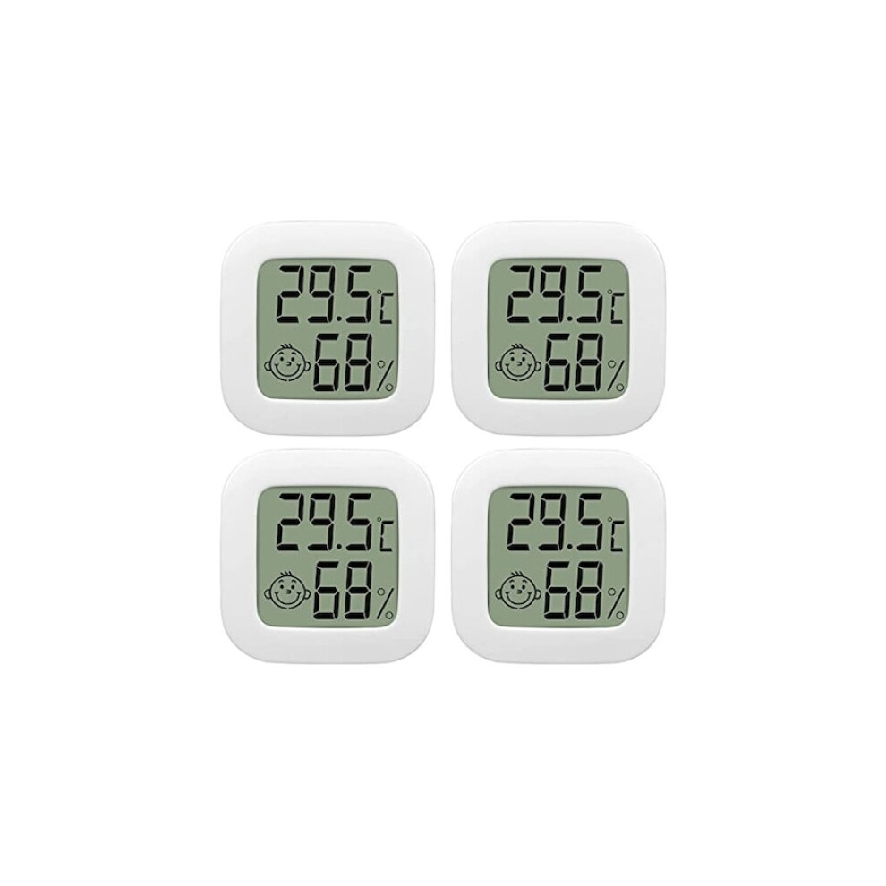 Digital Temperature Humidity Monitor, Large LCD Screen User-Friendly Indoor Hygrometer with Air Comfort Indicator, High Accuracy for Home Office