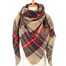 Veelzijdig te gebruiken sjaal, lichtgewicht en warm, perfect cadeau voor de feestdagen, met Schotse tartanpatronen, zachte en warme deken/sjaal,