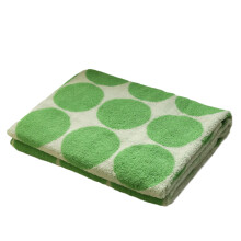 Sweet Polka Dots-Green apple wave poi Bath towel 70x140cm