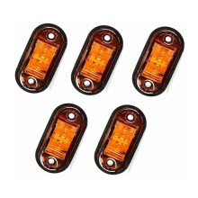 Ovale LED-Mini-Positionsleuchte, einfache Oberflächenmontage, universelle Blinker für Anhänger, Boote, Transporter, Wohnwagen, lange Lebensdauer,
