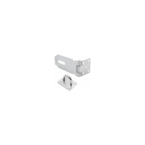 Durable Construction Hasp Lock, Heavy Duty Padlock Clasp For Garages, Tool Boxes, Pet Gates 1