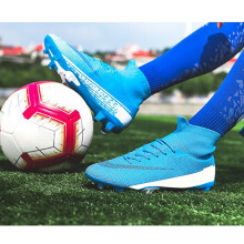 Herrenschuhe Fußballschuhe Blau 42 Outdoor Indoor Fußballschuhe 600g