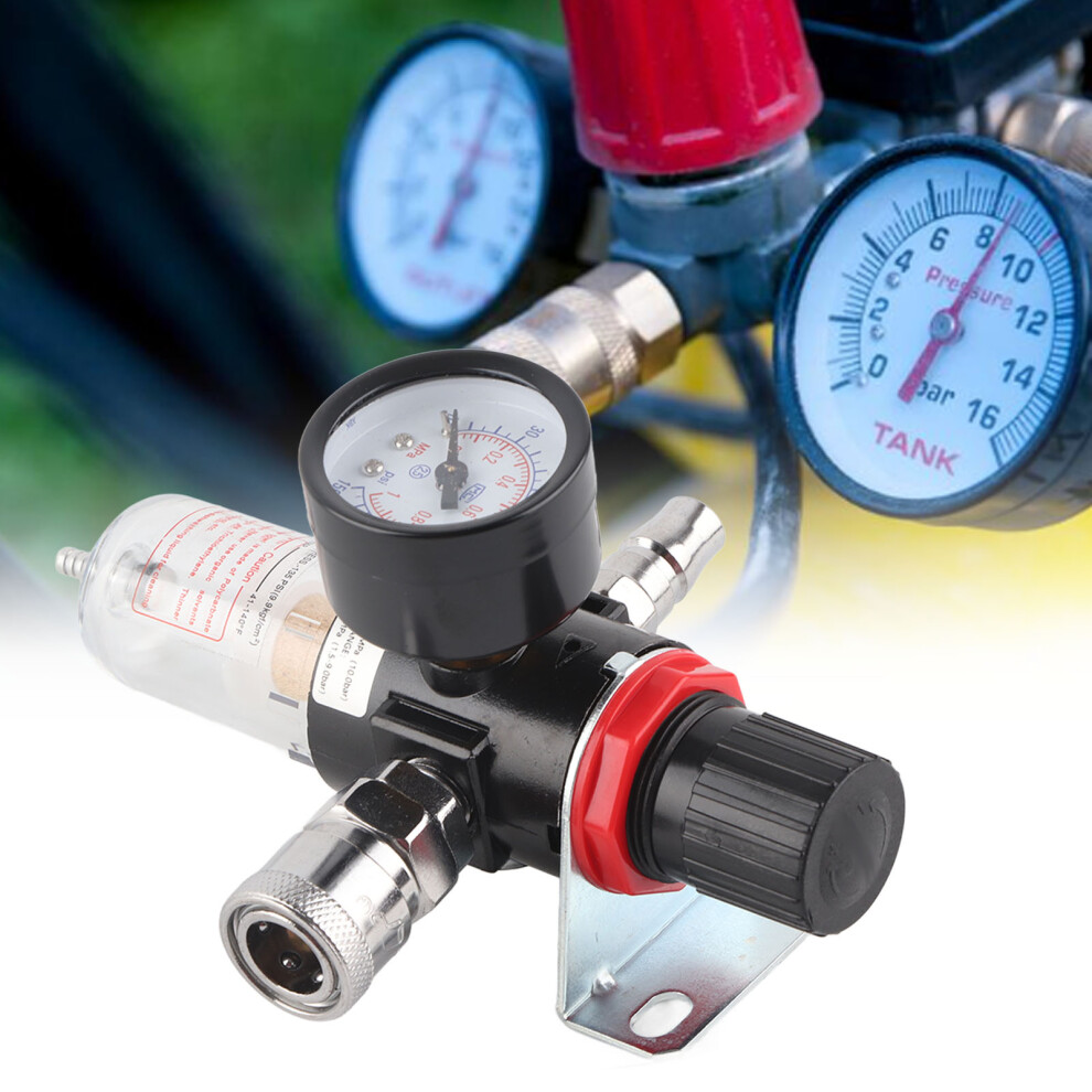 Afr2000 1/4In Compressed Air Filter Regulator Gauge Separator 8411371050068