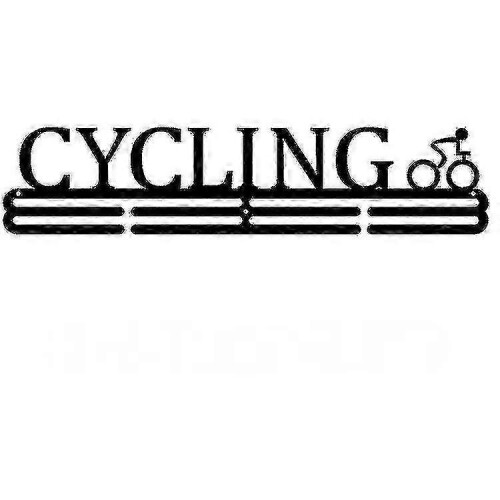 (CYCLING) Medal Holder Display Hanger Rack Medals Black