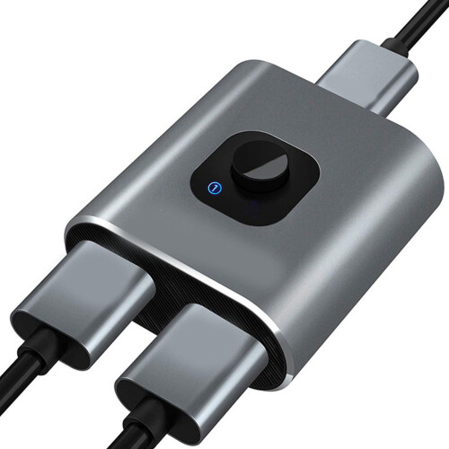 Χειροκίνητη εναλλαγή HDMI Switcher για το Gaming Hub σας, Plug and Play με ευρεία συμβατότητα για 2